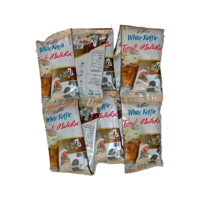 

Luwak White Koffie Teh Tarik Malaka / Luwak White Coffee Tarik Malaka isi 10 pcs @ 30 gram.