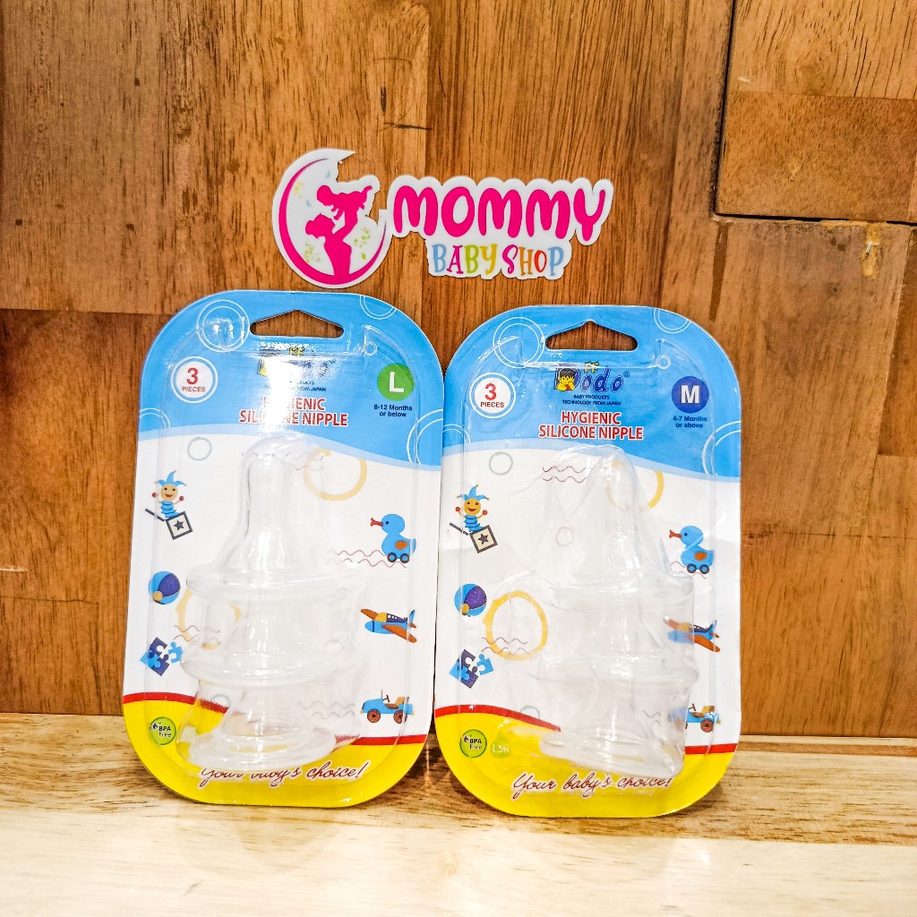 DODO NIPPLE BLISTER PACK UKURAN M&L isi 3pc