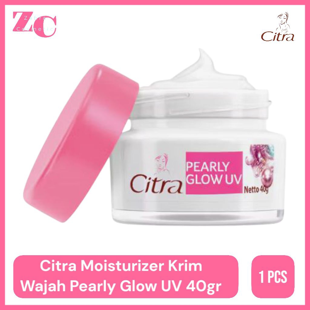 Citra hazelin | citra pearly glow UV essence cream | pelembab citra 40g