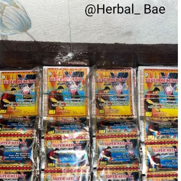 

Super Kecetit Asam Urat 1 box isi 5
