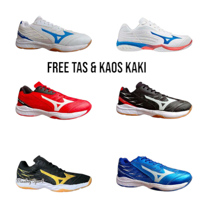 Sepatu Badminton Mizuno Sky Blaster Berdecit Terlaris / Sepatu Olahraga BuluTangkis Mizuno Wave Claw