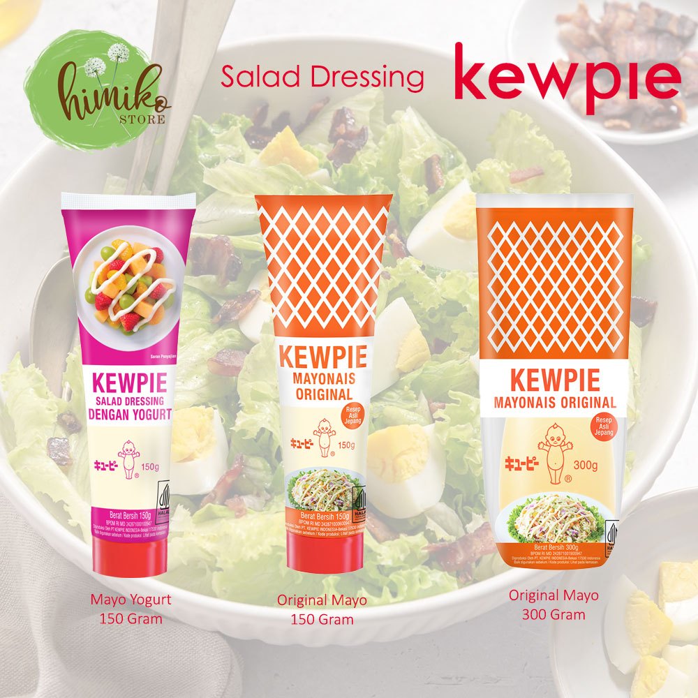 

Kewpie Mayonaise All Varian Rasa Kemasan Praktis 150 gr Original Mayo Yogurt Mayonnaise