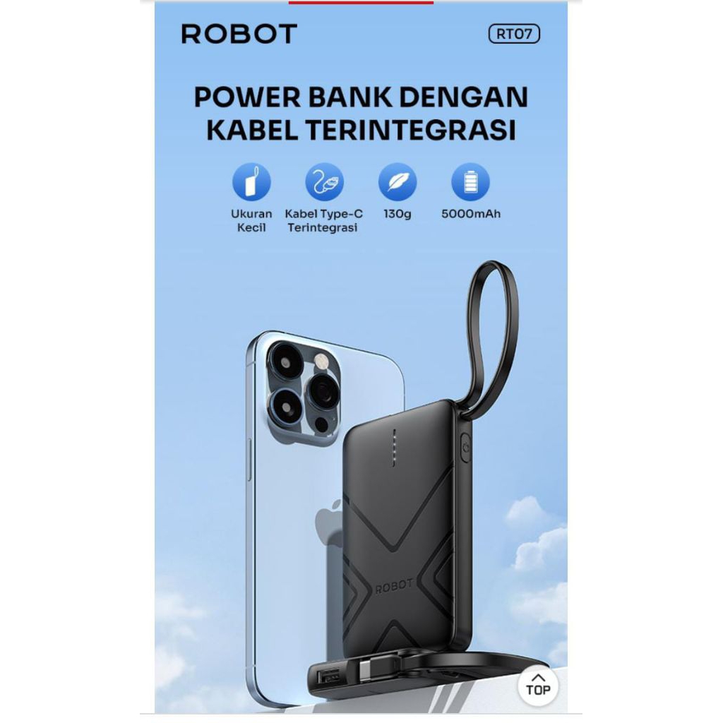 powerbank robot 5000mah
