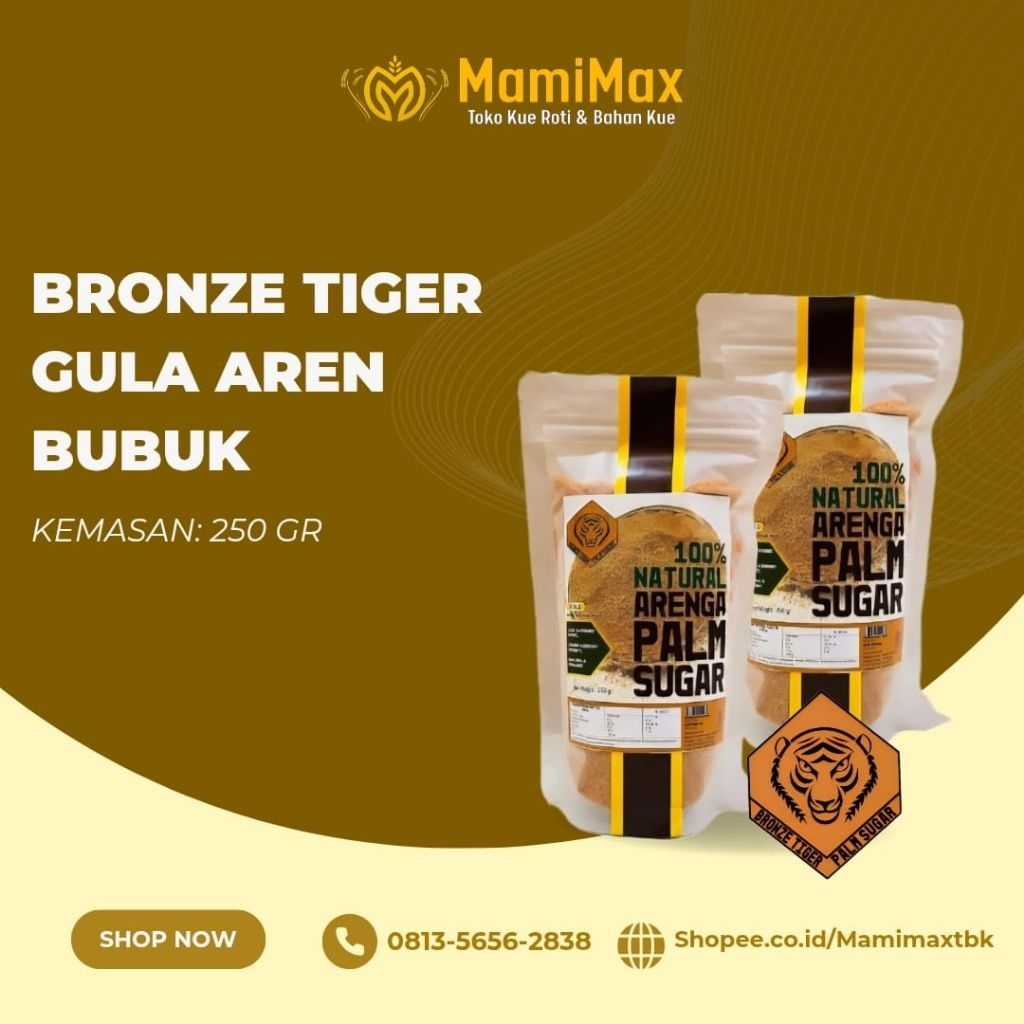 

GULA AREN BUBUK BRONZE TIGER 250 GR