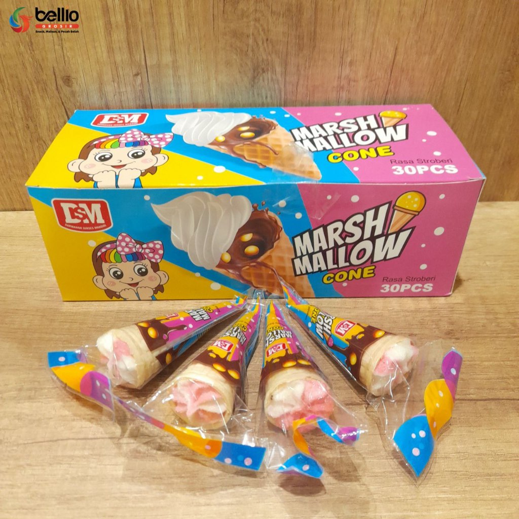 

DSM Marshmallow Cone Coklat 20X30