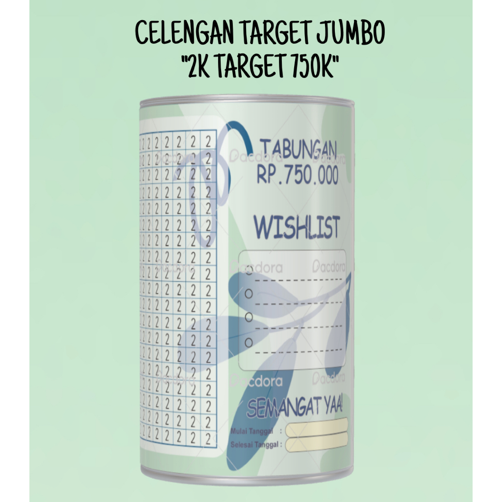 (FREE SPIDOL) CELENGN TARGET JUMBO 2K TARGET 750K