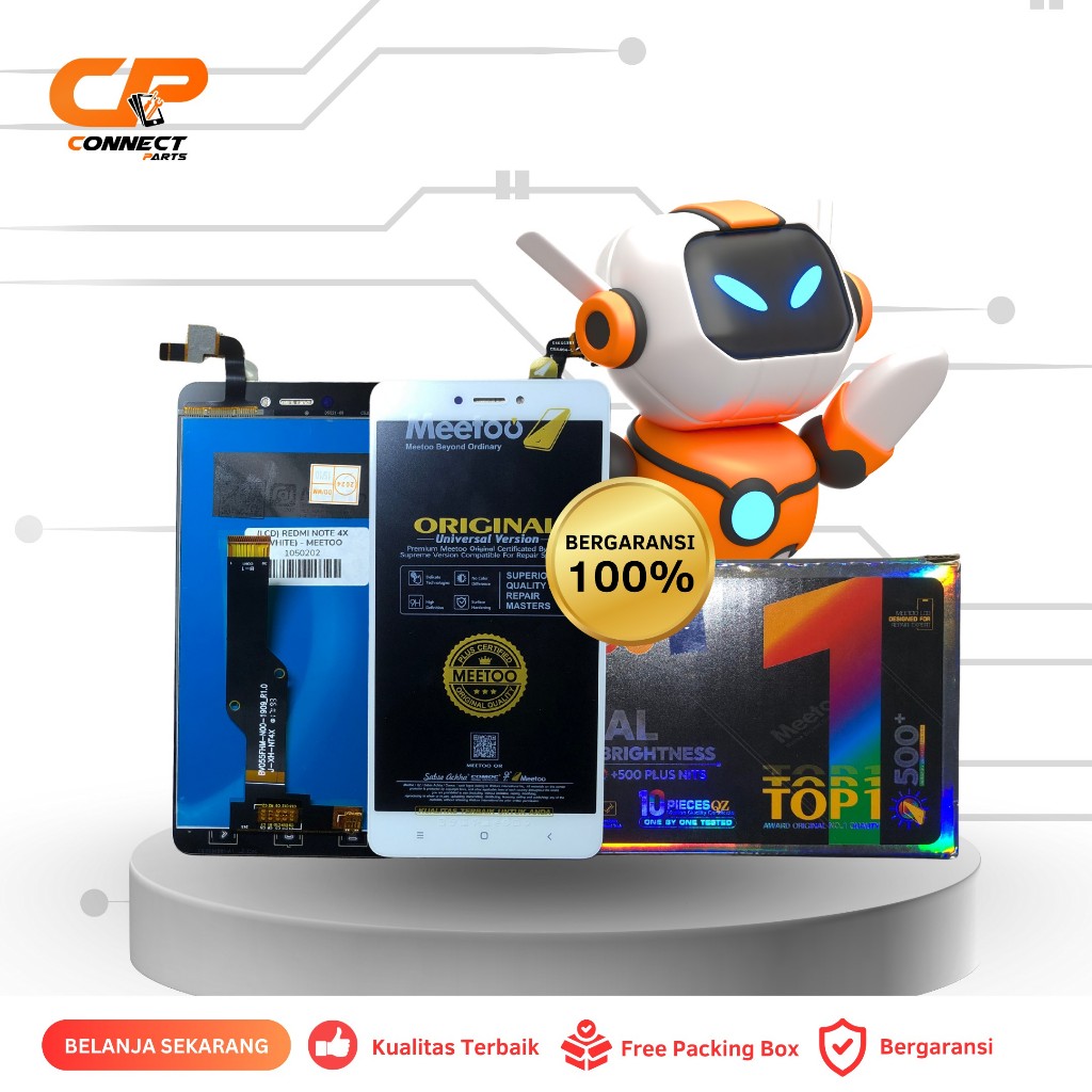 (LCD) REDMI NOTE 4X (WHITE)  (LCD) MI/REDMI/POCO