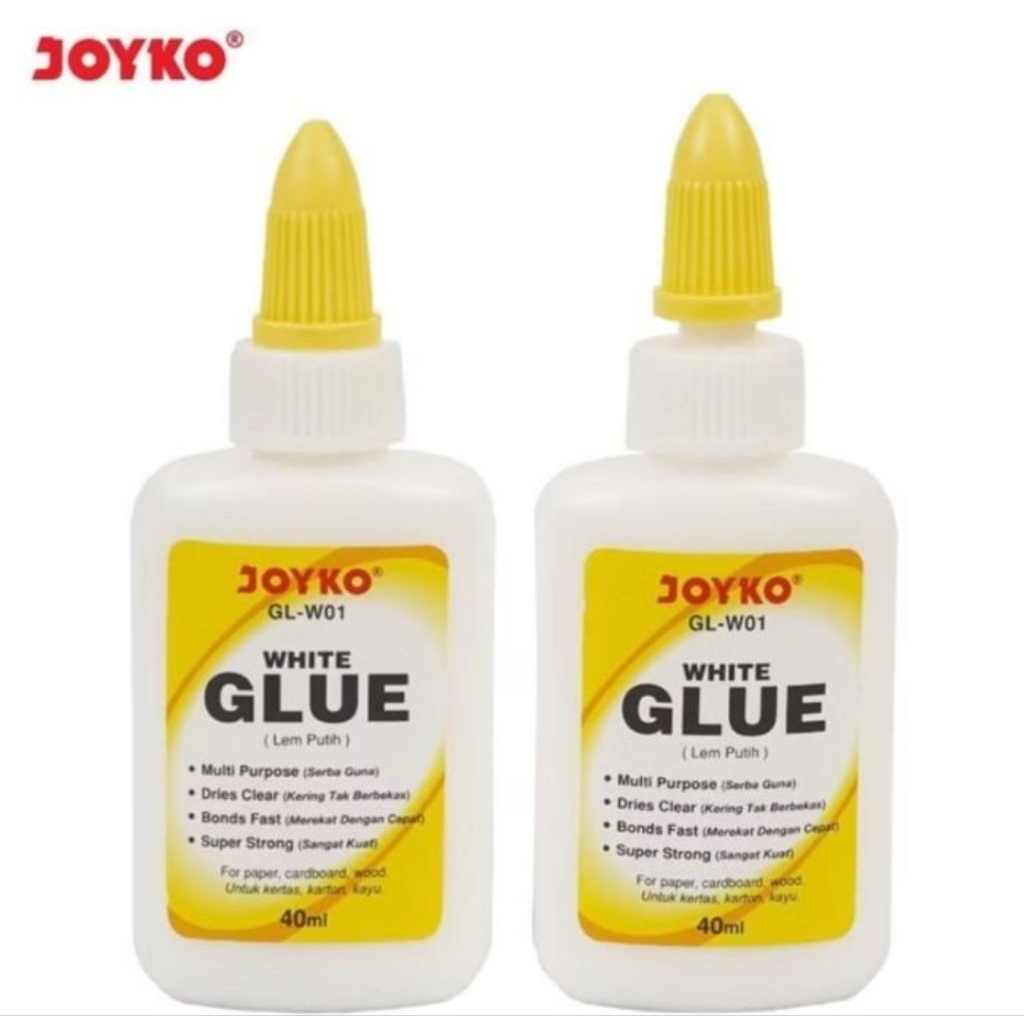 

Lem Putih Cair Joyko GL-W01 / 40 ml White Glue ( 1 pcs )