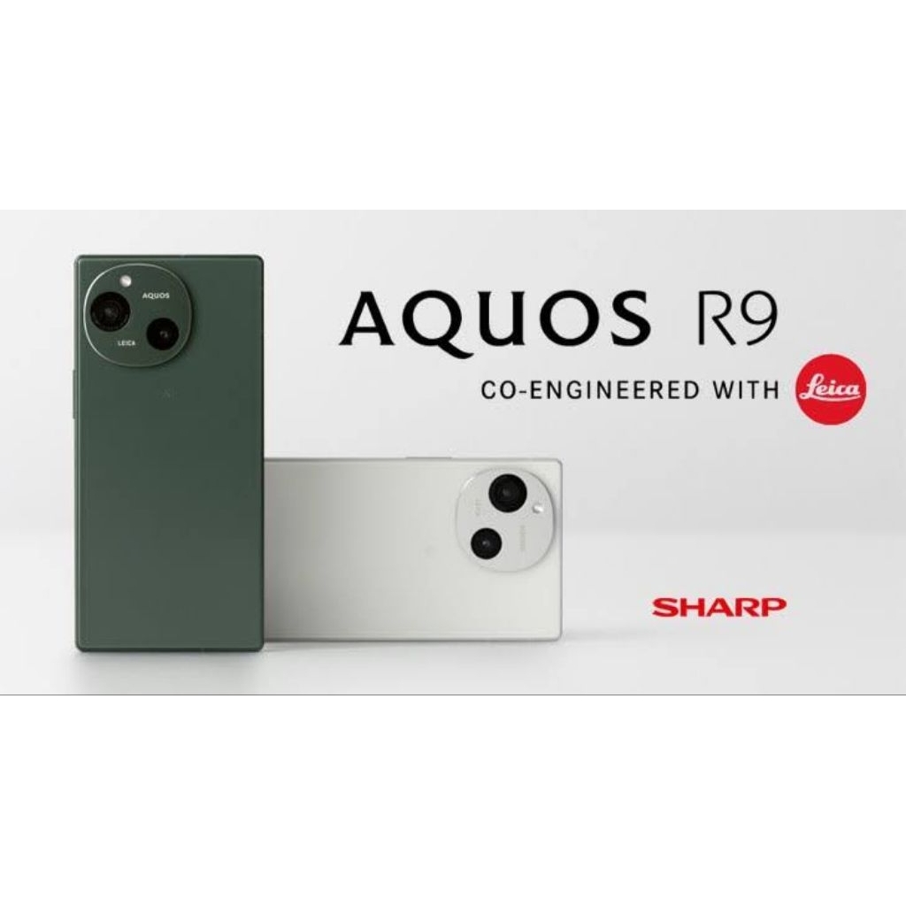 Sharp Aquos R9 ( RAM 12GB - ROM 256GB) - Chip Snapdragon 7+ Gen 3 Green Colour Garansi Resmi