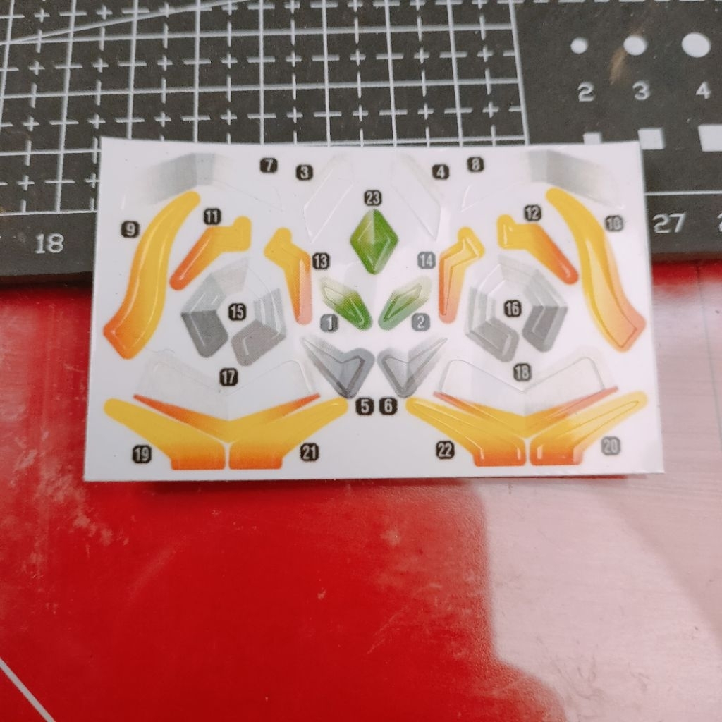 cutting sticker for crossfight bdaman es rising dracyan