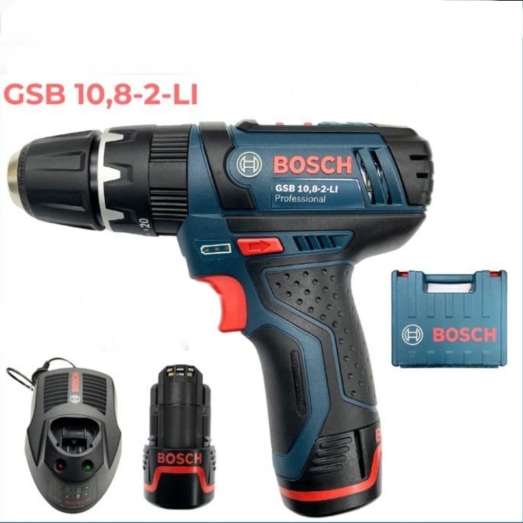 Bosch GSB 10,8-2 LI mesin bor Cordless hammer drill