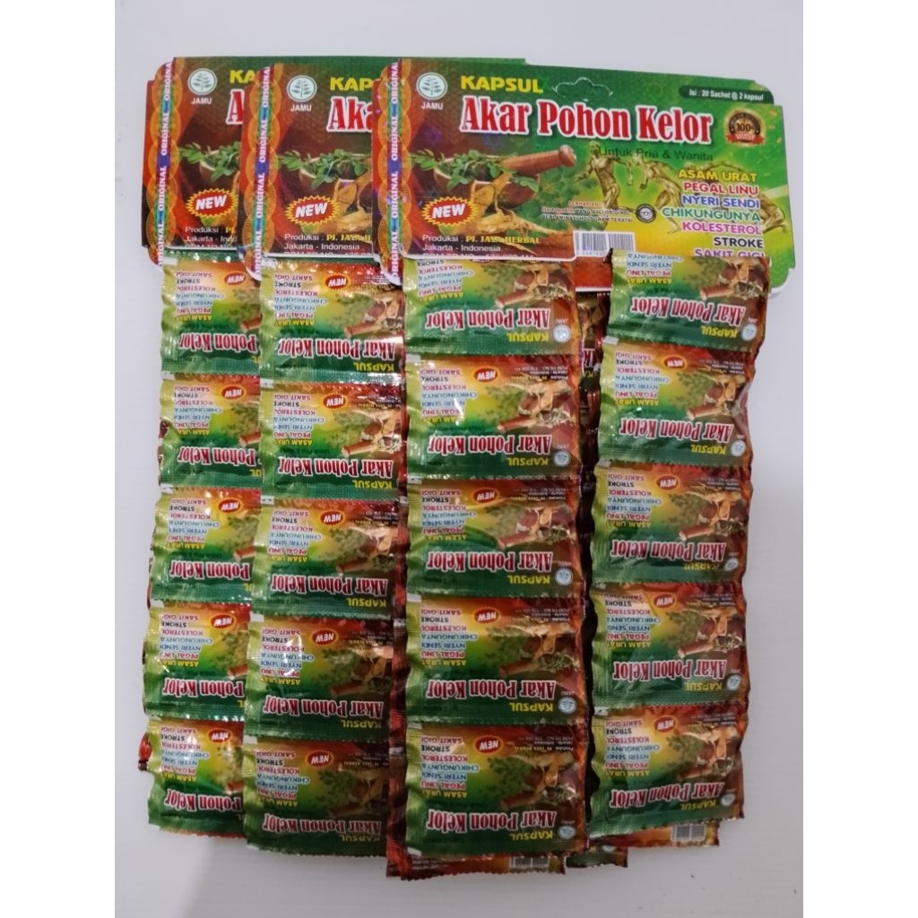 Akar Pohon Kelor kapsul asam urat 100% original