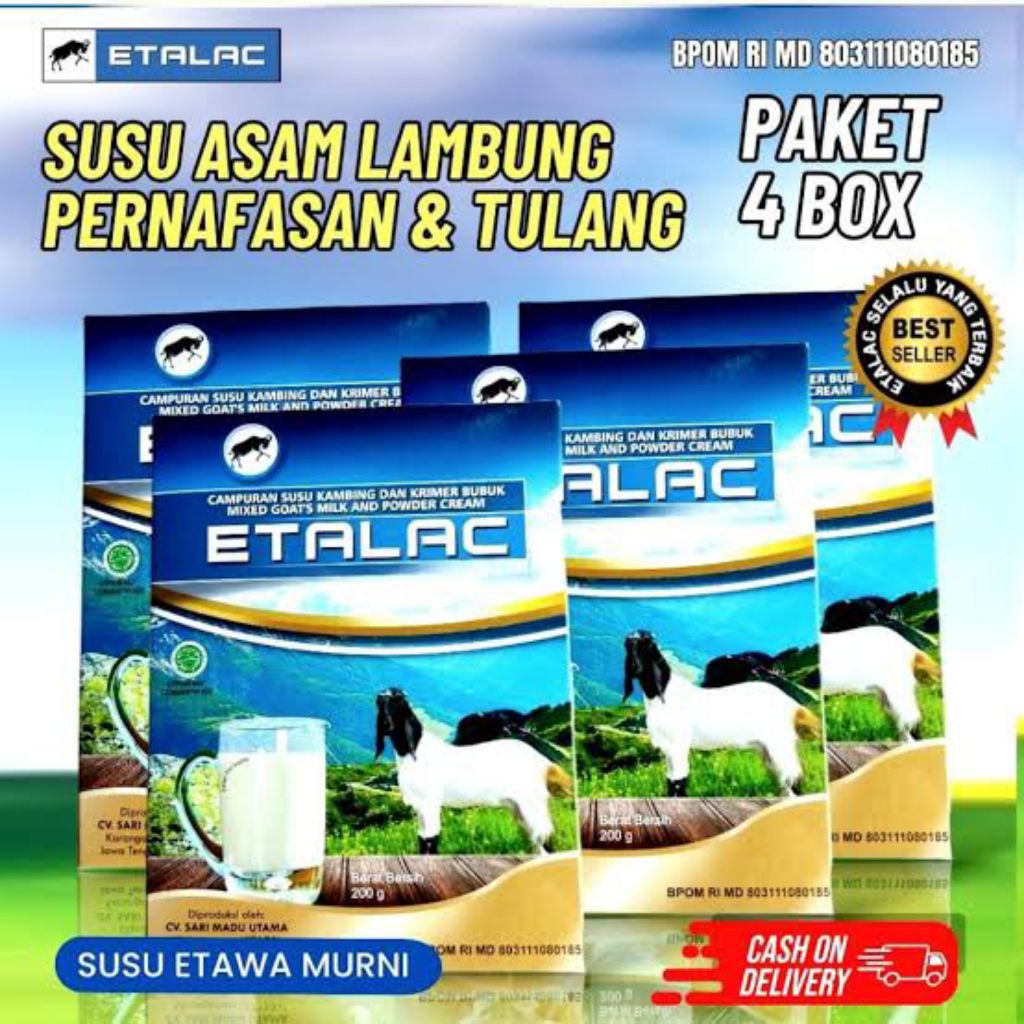 

Susu kambing etawa ETALAC kemasan 800 gram
