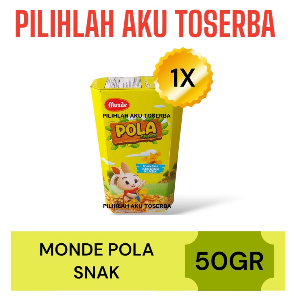 

Monde POLA SNACK 50 gr - ( HARGA 1 BOX )