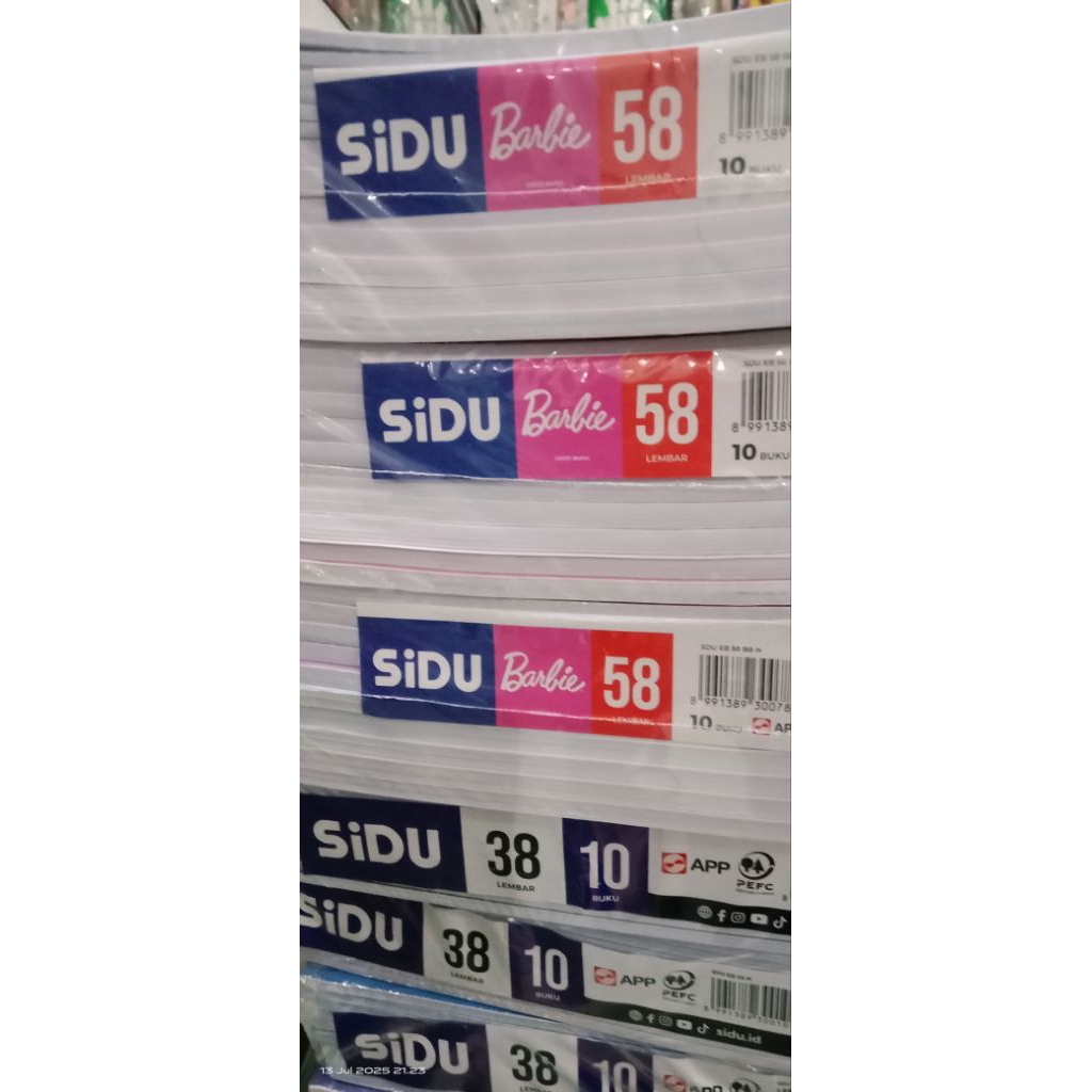 

Buku Sidu 58 lembar/pack isi 10 pcs buku