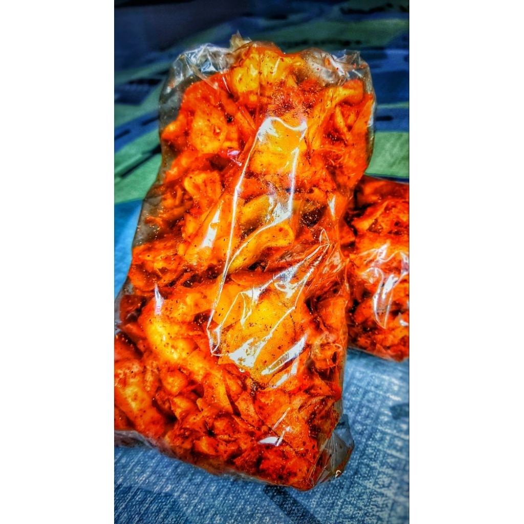 

Kripset pedas gurih (kripik setan) rasa mantap kemasan 500gram