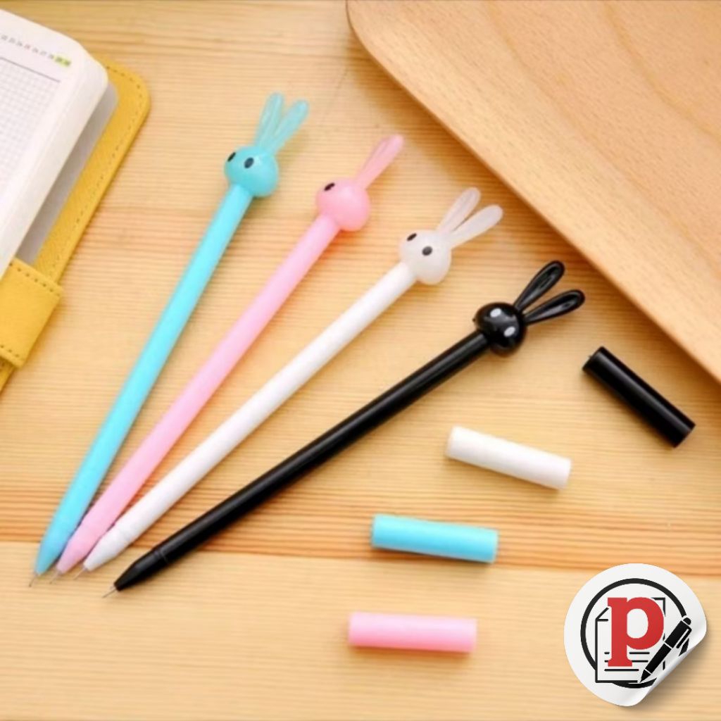 

Pulpen Pena Bentuk Karakter Bunny Lucu Unik Bolpen Karakter Pulpen Karakter Kepala Kelinci Gel