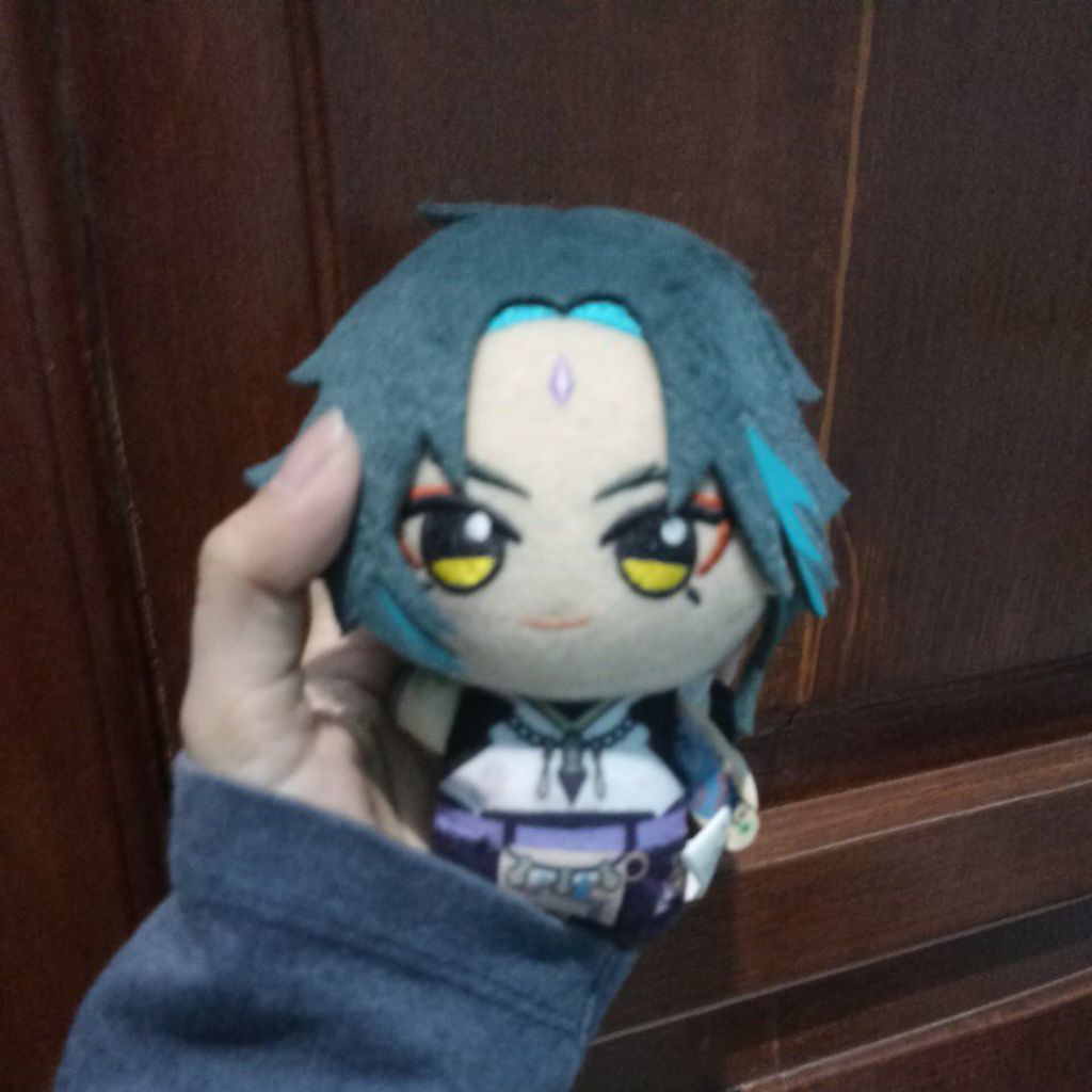 Figure Kicik Xiao Chibigurumi Plush Omamori Genshin Impact Merchandise