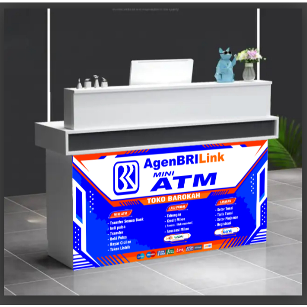 

STIKER VINYL BRILINK | STIKER BRILINK | STICKER MEJA KASIR BRILINK
