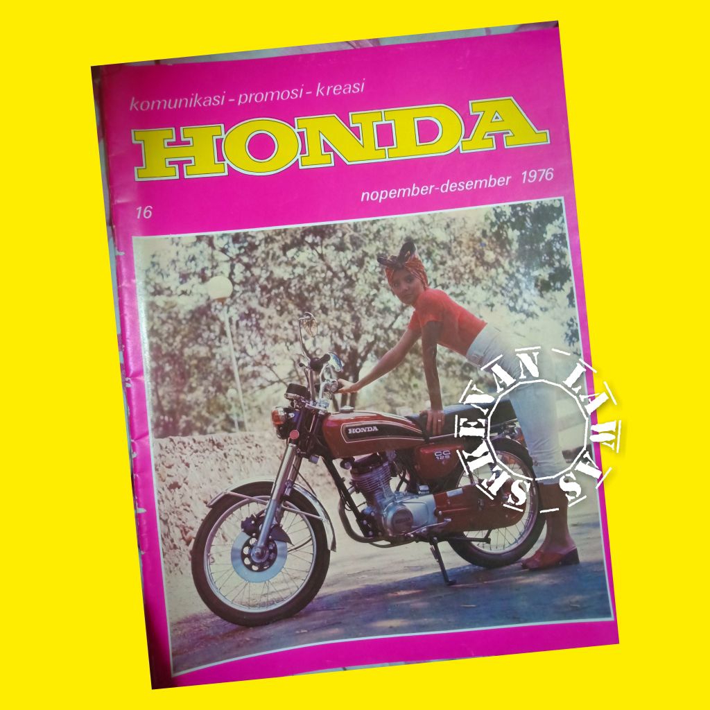 Majalah Honda Th. 1976 Cover Christine Hakim (Bagus)