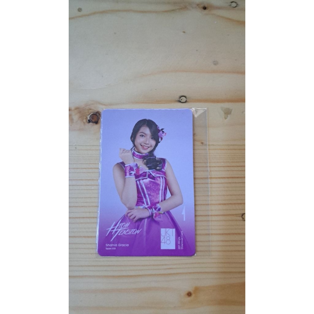 Music Card/Photocard Gracia JKT48 - High Tension
