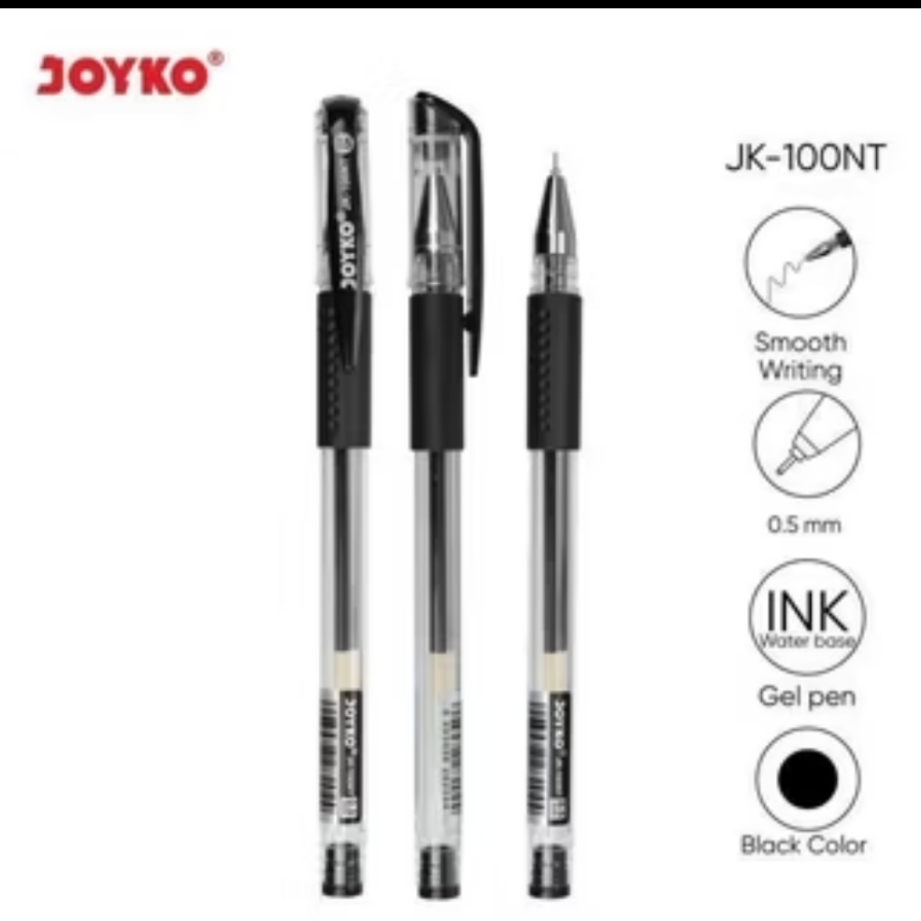 

Pena 1 Pcs Pulpen Gel Joyko JK 100NT 0.5 mm