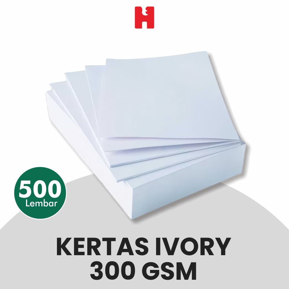 

Kertas Ivory 300 GSM/Gram - 500 Lembar *Harga Termurah *Best Product