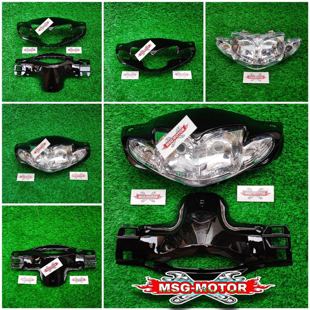 Batok Shogun 125 Hitam + reflektor Shogun 125 R / batok shogun 125 r
