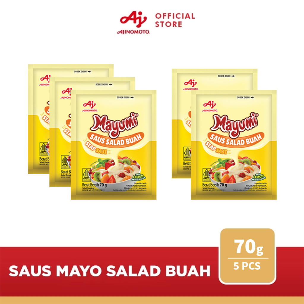 

MAYUMI® Mayonaise Saus Salad Buah 70g (5 pcs)