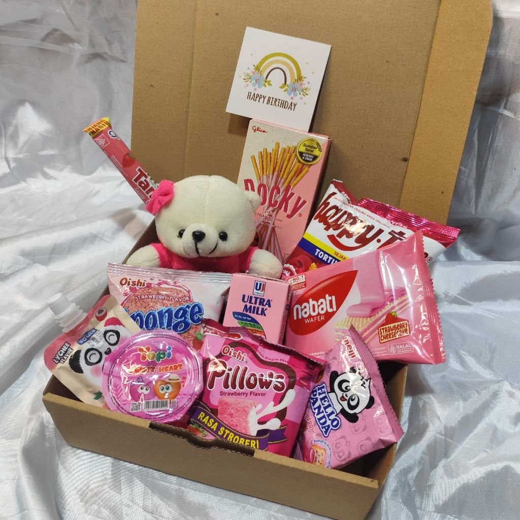 

Gift Box Hampres Ulang Tahun Hadiah Wisuda Kado Ulang Tahun Gift Box Snack Kado