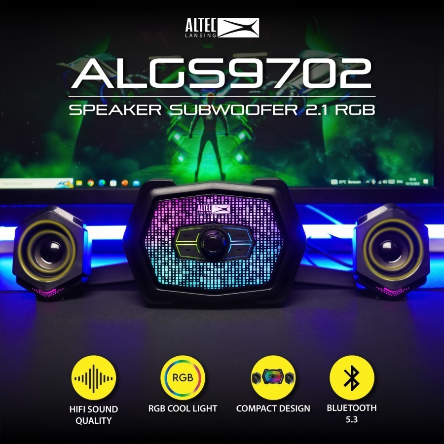 Speaker Altec Lansing ALGS9702 / Speaker 2.1 subwoofer with Bluetooh