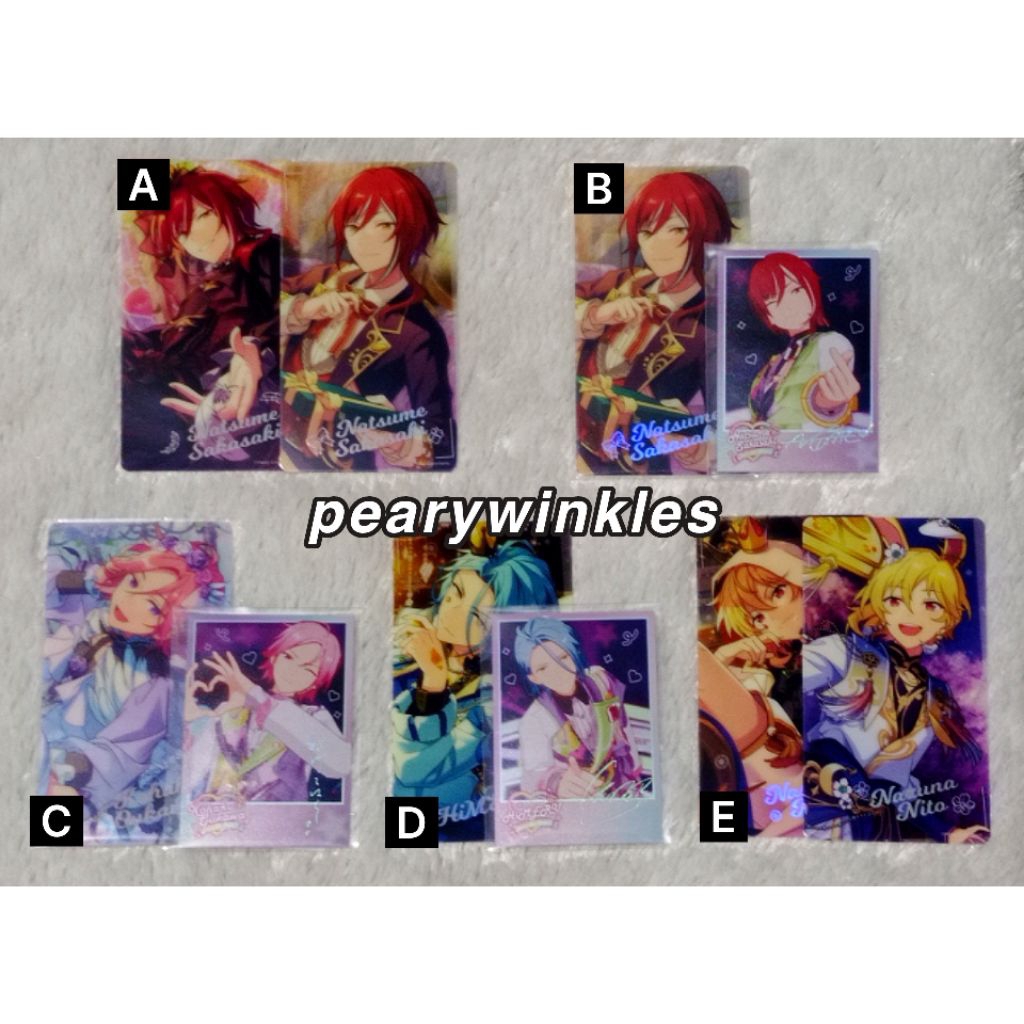 (Ready Stock) Ensemble Stars CN 8th Anniversary Polaroid Special Card Clear Card SET - Natsume Kohak