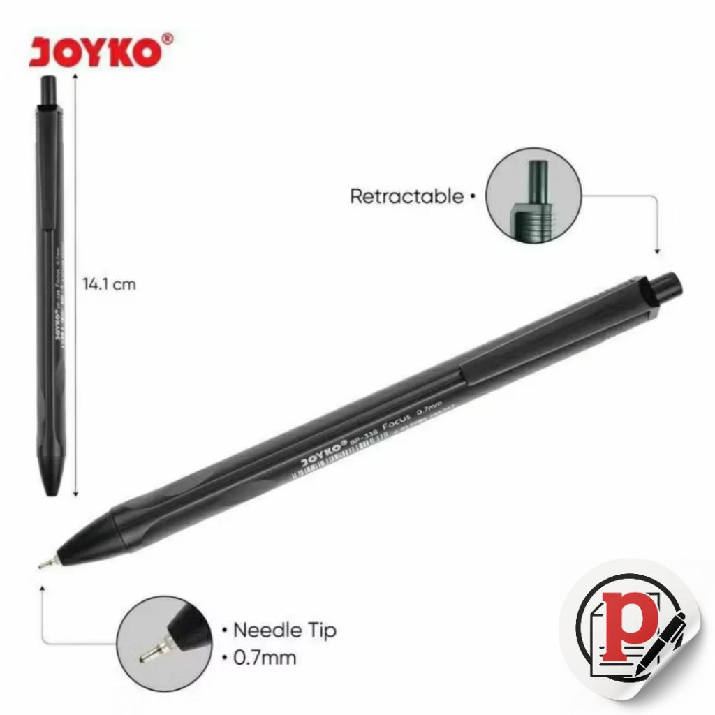 

Pulepn Joyko Vokus BP-338 Pulpen Joyko Clickker/ball pen/pena/pen klik