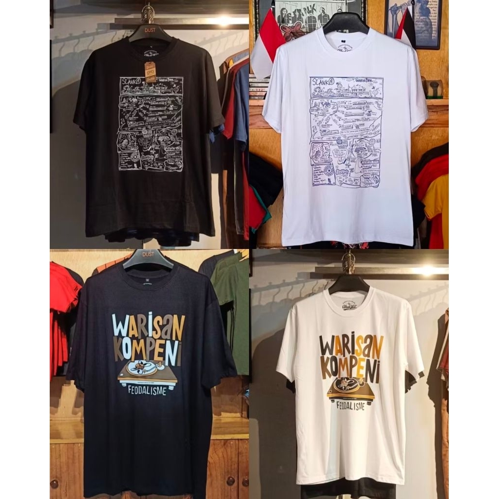 KAOS SLANK - SLANK WARISAN KOMPENI - SLANKOGRAPI - KAOS SLANK - SLANK STORE