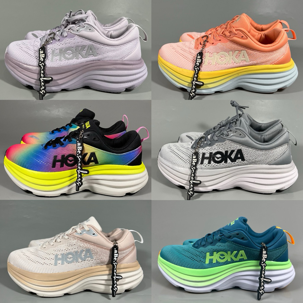 Hoka One One Bondi 8 Airy Blue Sunlit Ocean