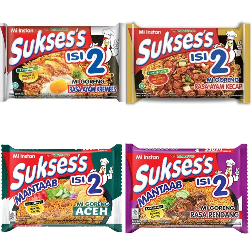 

Sukses's Isi 2 Mi Instan 133 g