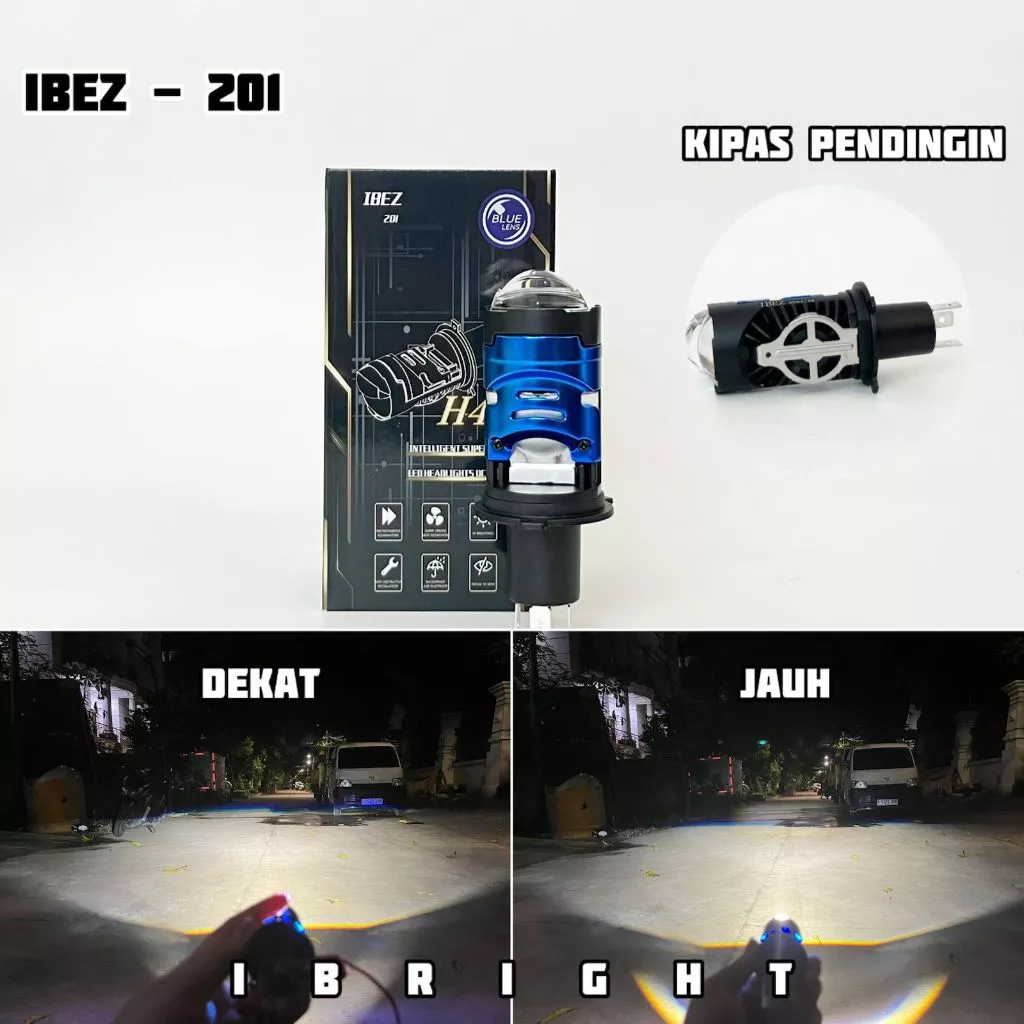 IBEZ 201 - Lampu utama H4 LED