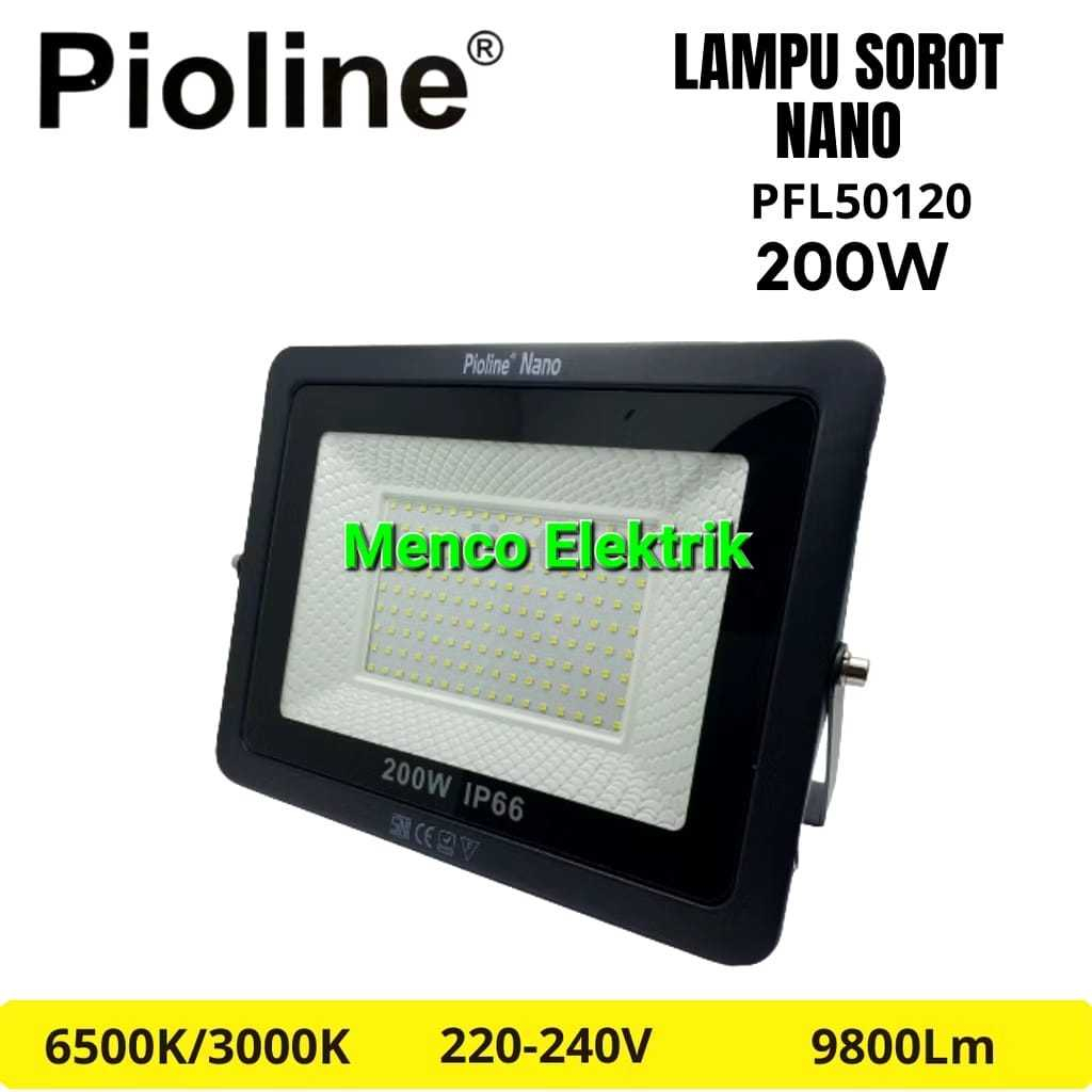 200 Watt Pioline Nano, Lampu Sorot Led Tembak Lapangan Dan Taman Lampu Sorot Flood Light Pioline