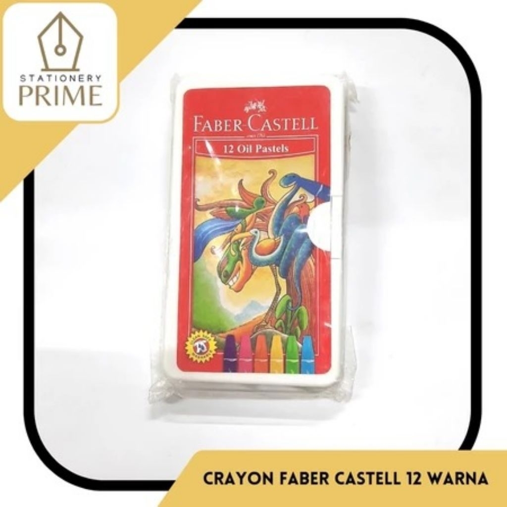 

Crayon Faber Castell 12 warna Plastic Bags