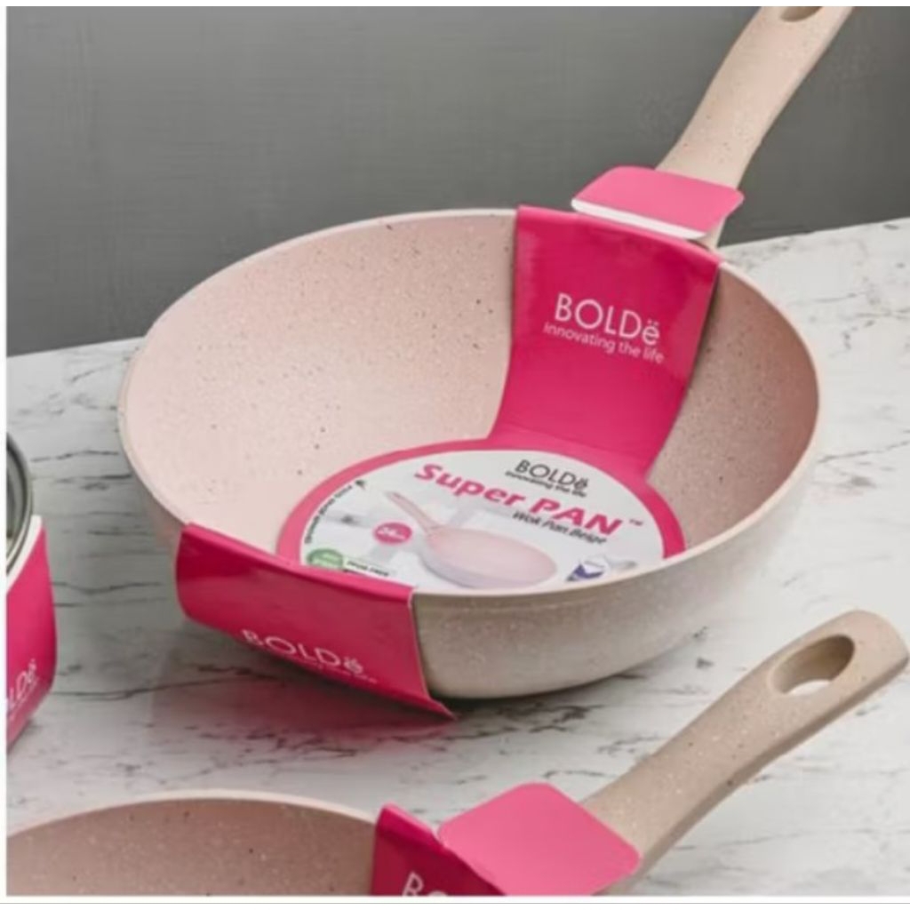 Bolde super pan wok 24cm granite