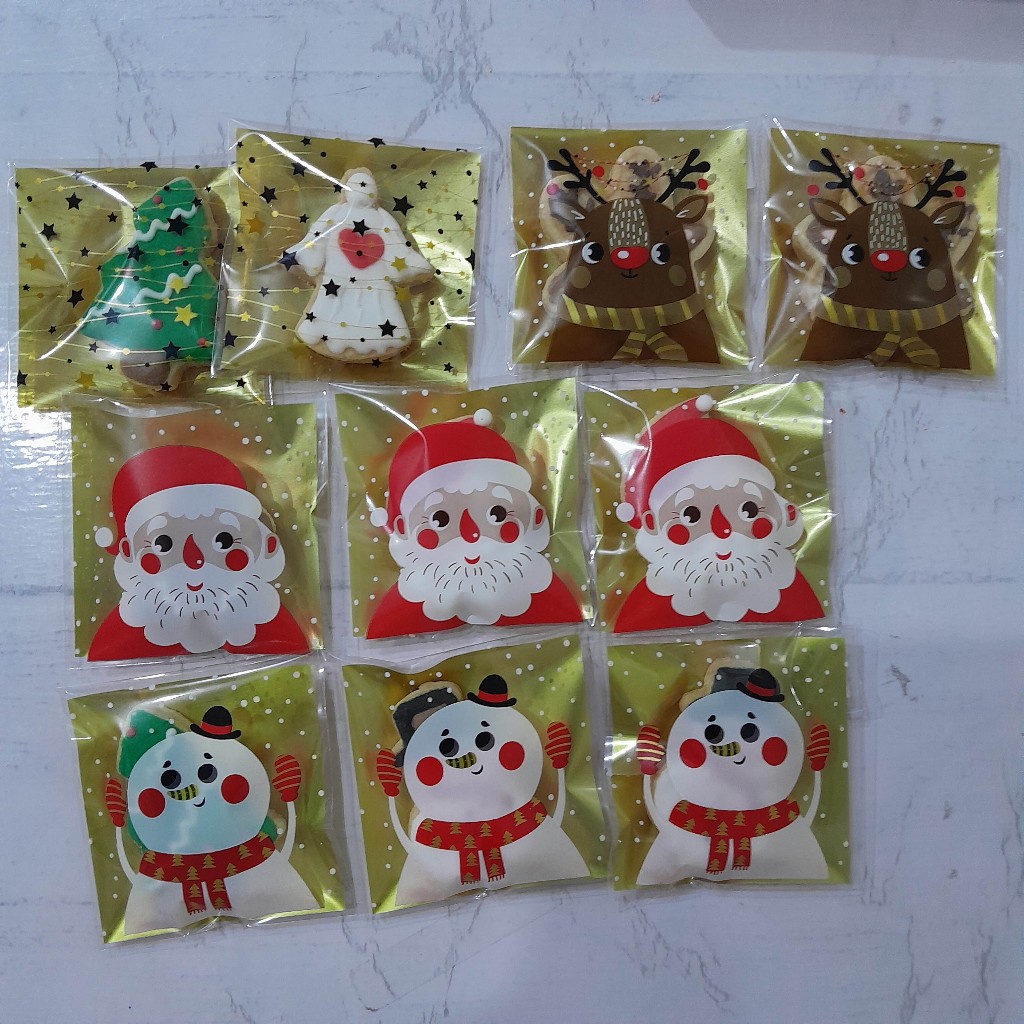 

Cookies icing sugar Christmas Cookies Kue kering karakter Natal