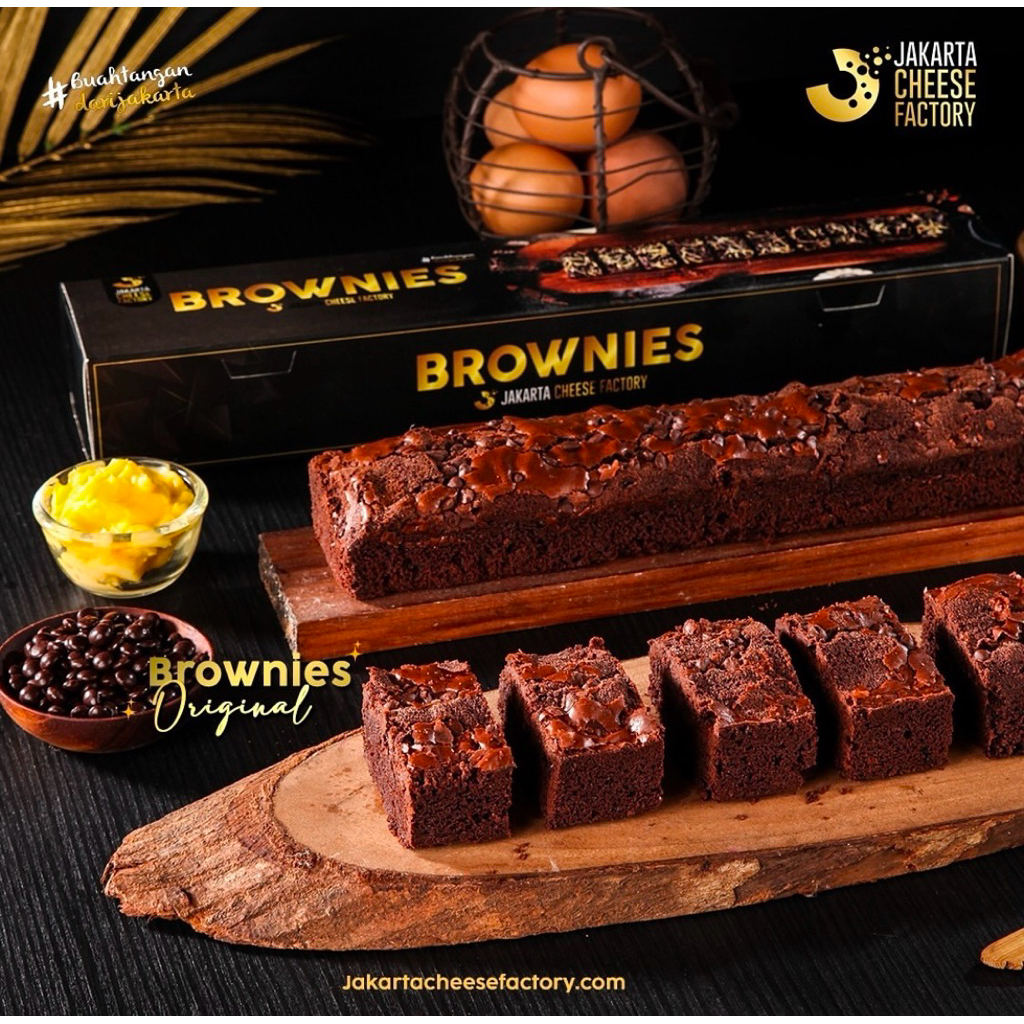 

Brownies Jakarta Cheese Factory (pengiriman H+1 dari pemesanan )
