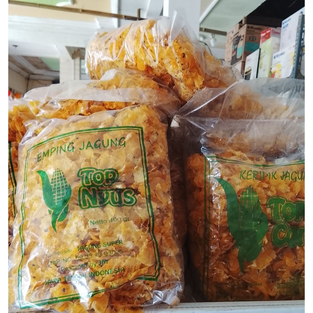 

emping melinjo mentah 400 gram murah kwalitas bagus keripik melinjo