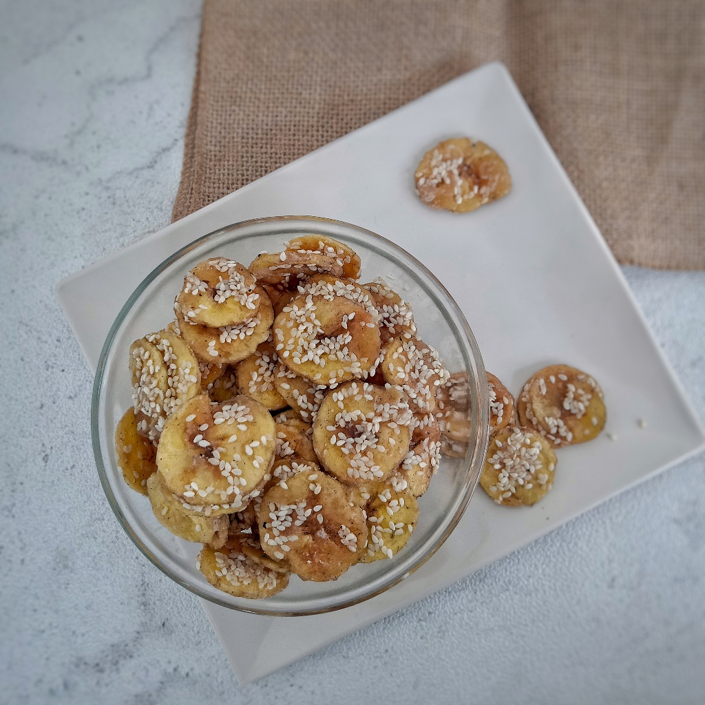 

Keripik Pisang Wijen Karamel Kediri