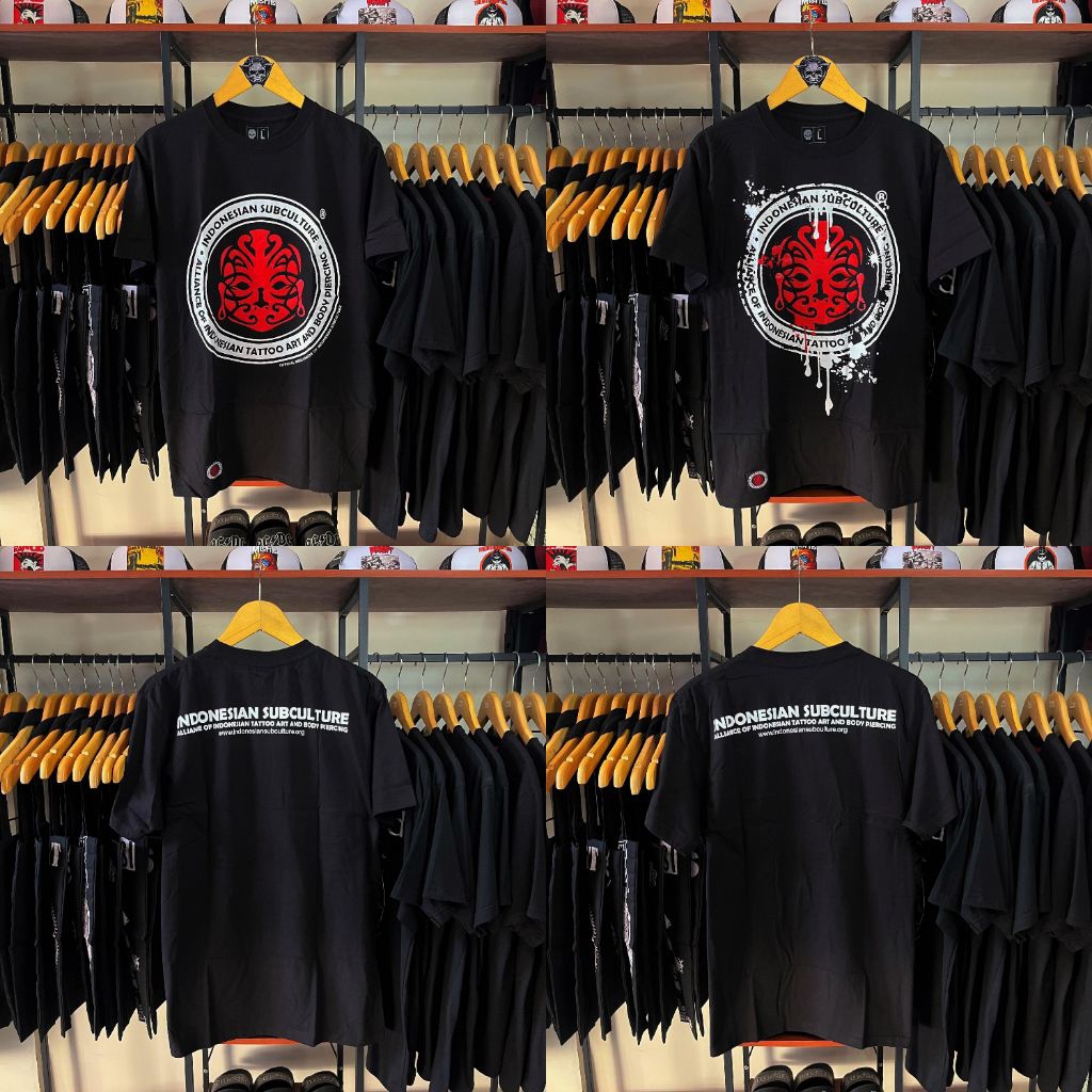 KAOS INDONESIAN SUBCULTURE (ISC) ORIGINAL 120% || KAOS MASBERTO || KAOS TATTOO || KAOS DISTRO || KAO