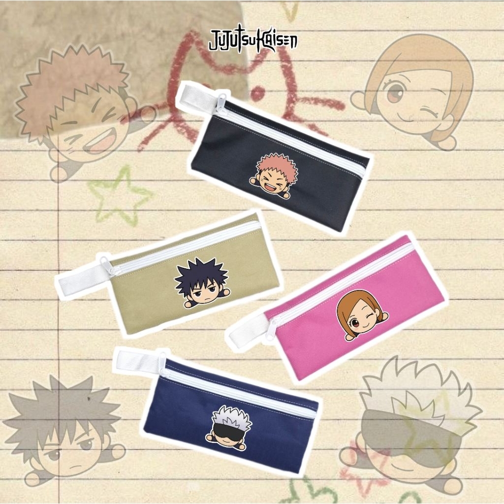 

Kotak Pensil anime jjk - Tempat Alat Tulis Karakter Anime - pouch pensil- tas pensil sekolah - cepuk pensil- tempat menyimpan alat tulis