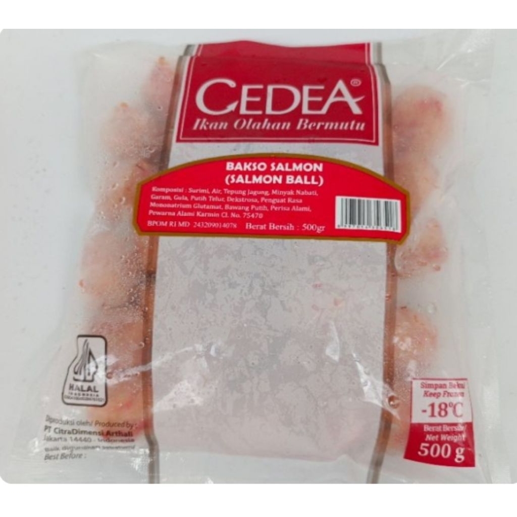 

CEDEA BAKSO SALMON 500g - SALMON BALL