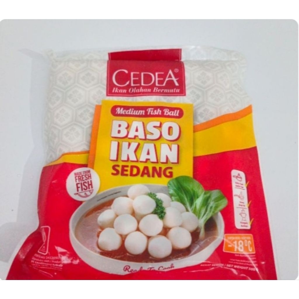 

CEDEA BAKSO IKAN SEDANG 500g - MEDIUM FISH BALL