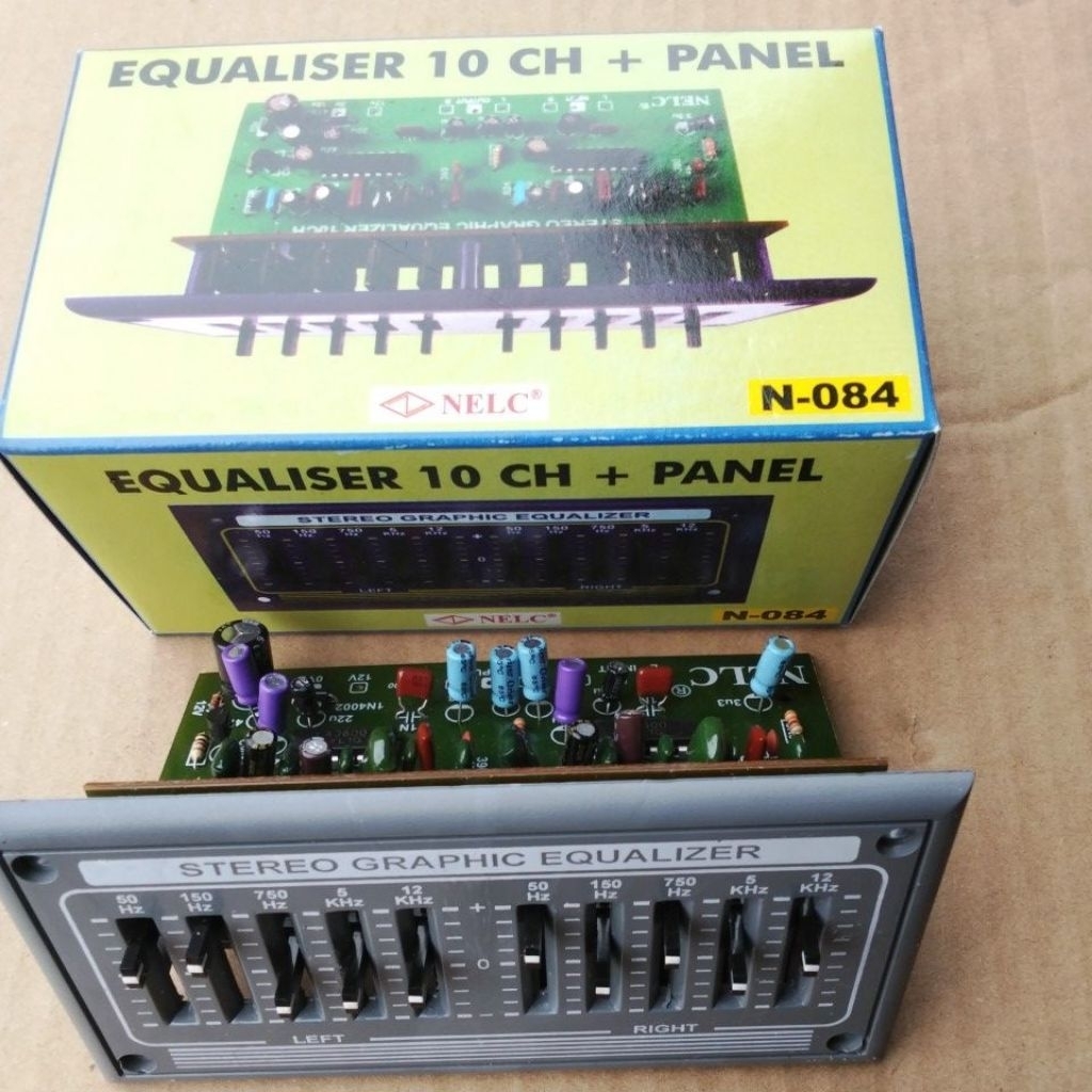 Equaliser 10 CH + PANEL nelc 084