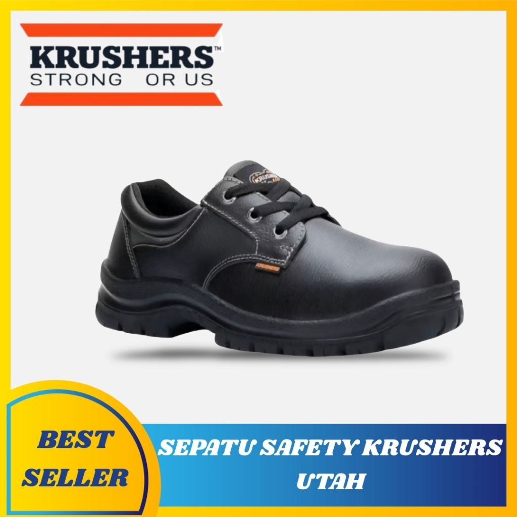 SEPATU SAFETY KRUSHERS UTAH ORIGINAL - SAFETY SHOES KRUSHERS Original